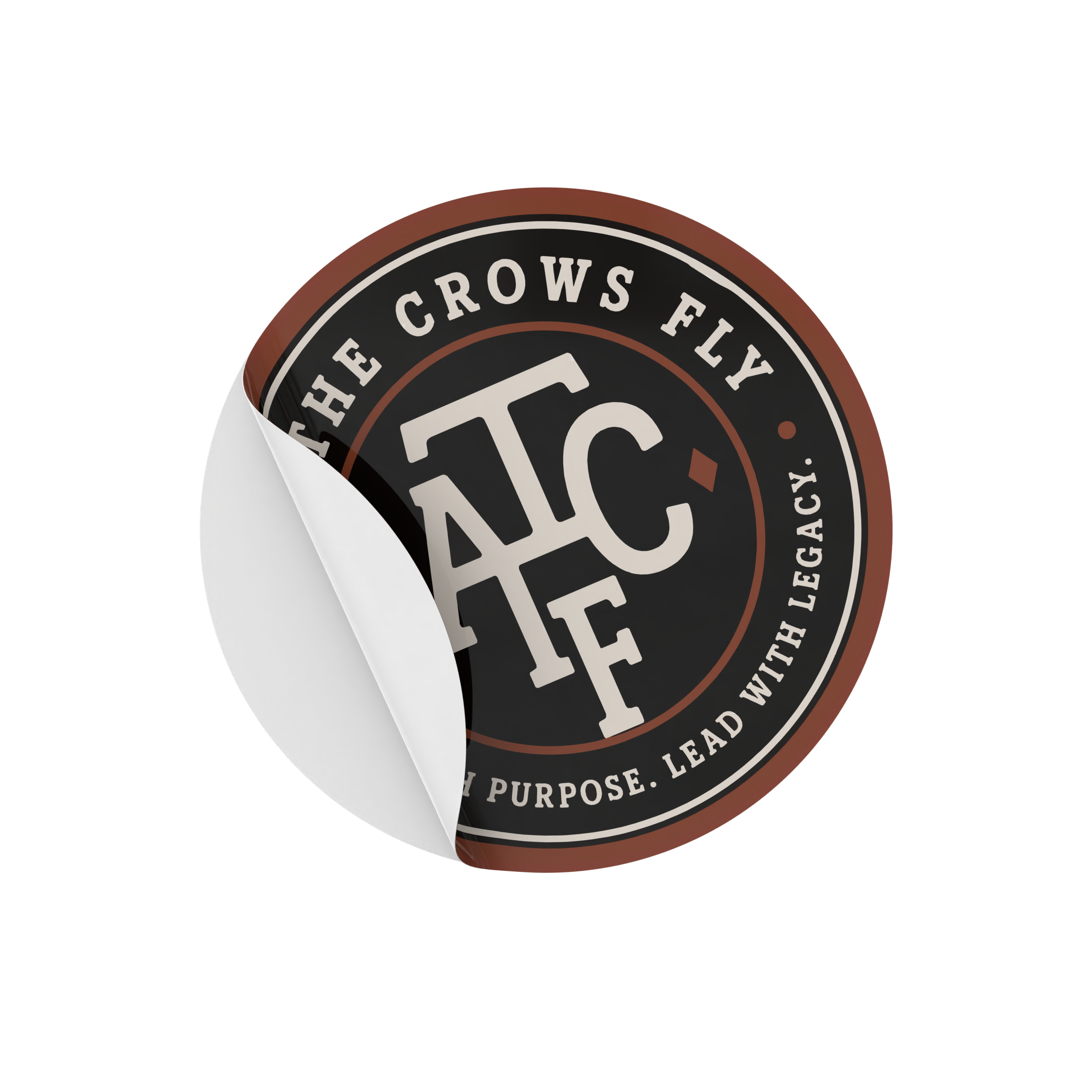 ATCF circular sticker